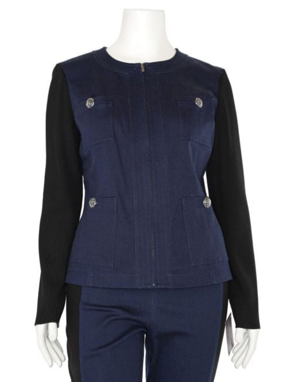 ST. JOHN - Denim Jacket - Size 8